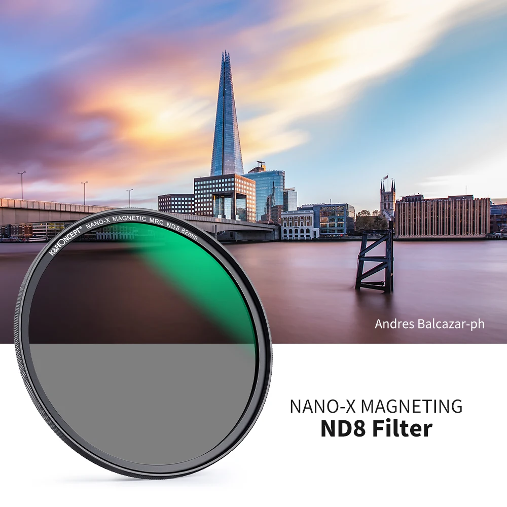 K & F Concept ND8 52 мм 58 67 72 82 серии Nano-X магнитный фильтр для объектива HD