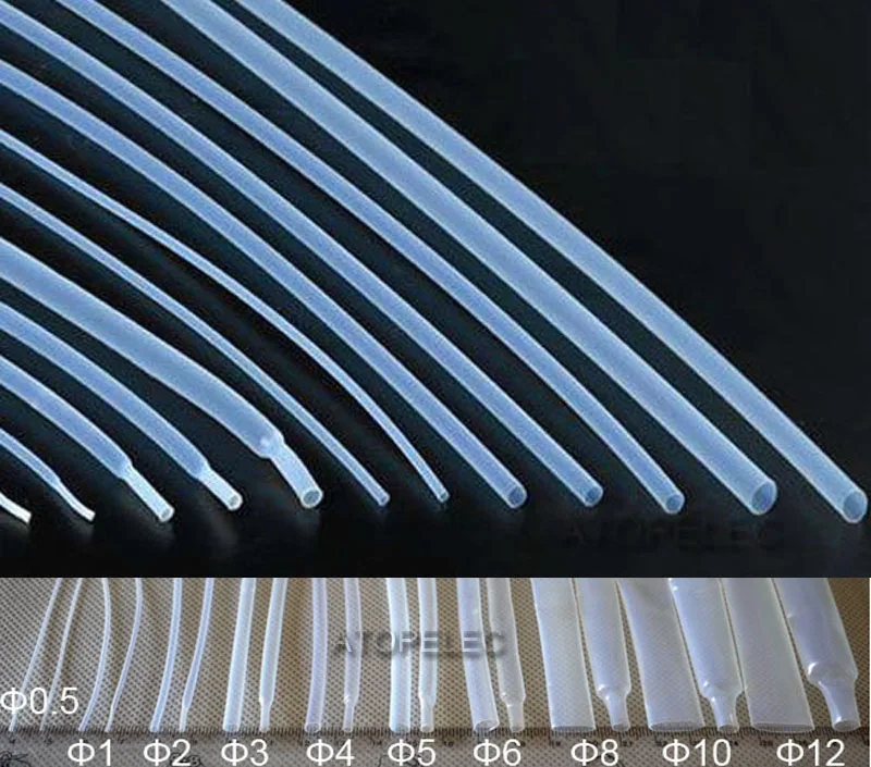 PTFE F4 1 7: термоусадочная трубка 600 В высокая температура 260 градусов г.