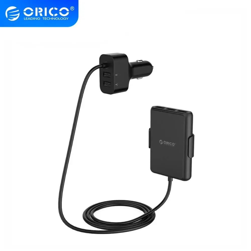 Автомобильное зарядное устройство ORICO с 5 USB-портами и поддержкой быстрой зарядки