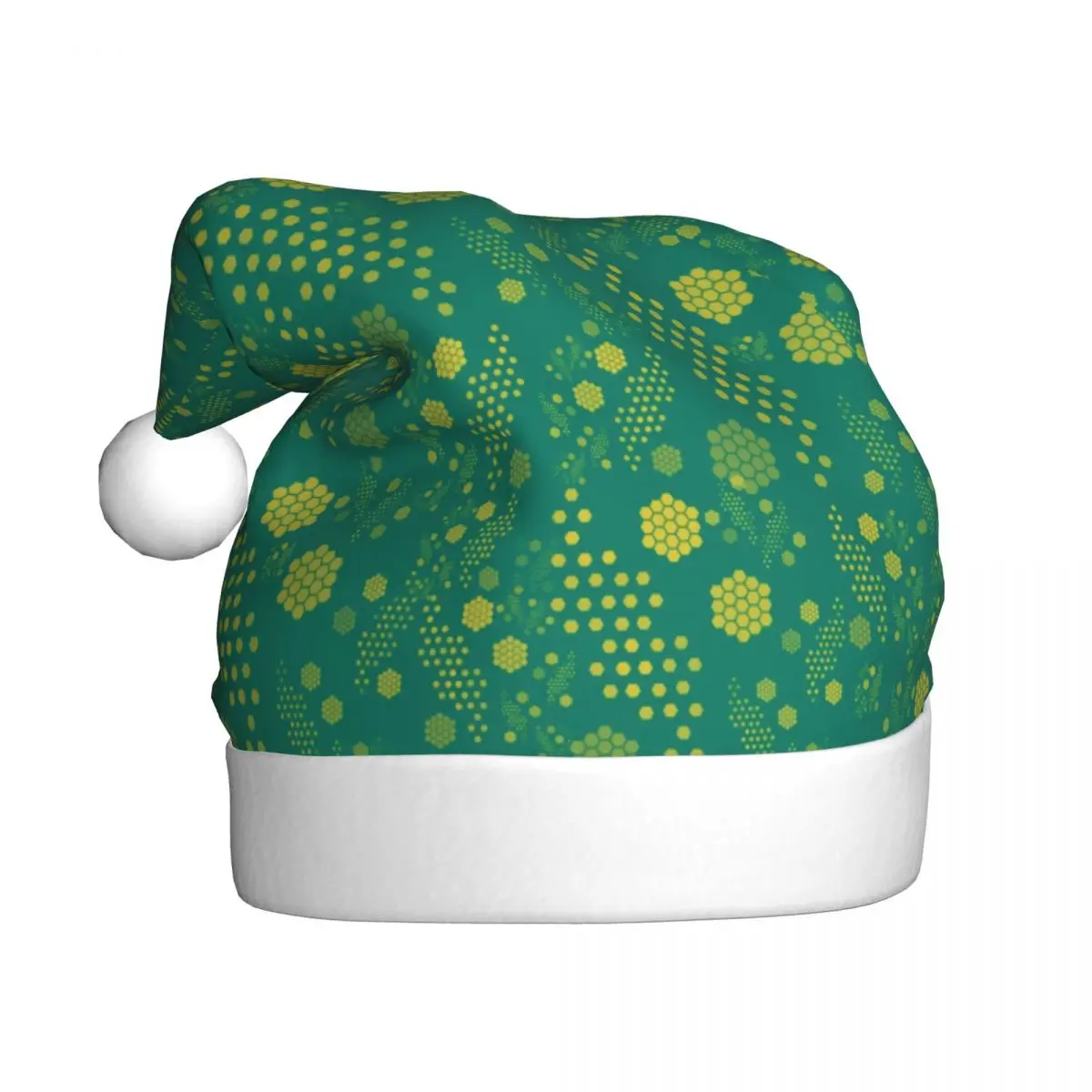 

Hexagons Pattern Design Christmas men's ladies beautiful New Year hat hat Unisex hats