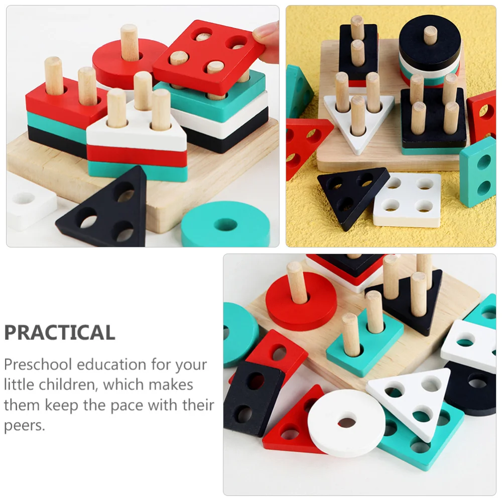 

1 Set Geometric Training Kids Toys Building Blocks Geometry Building Blocks