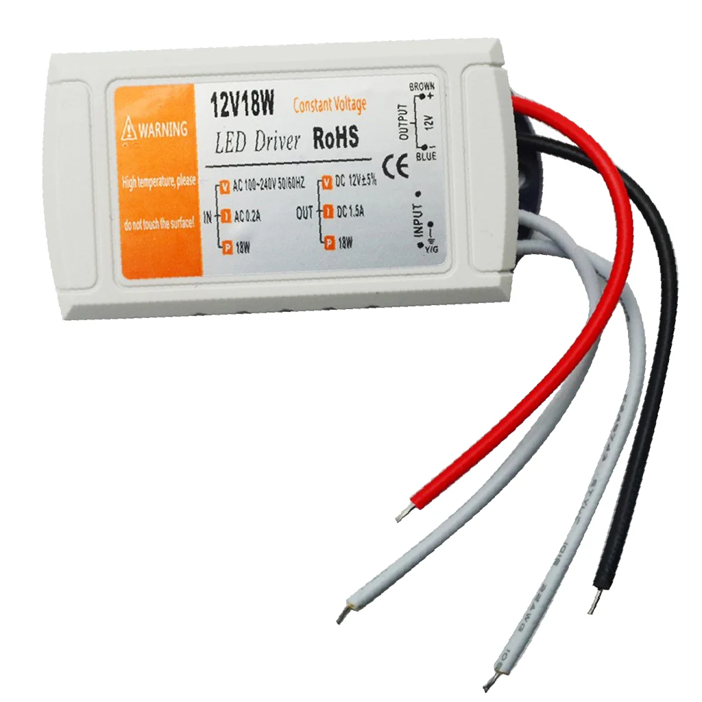 

Blesiya DC12V 18W LED Lighting Driver Power Adapter for Led Strips