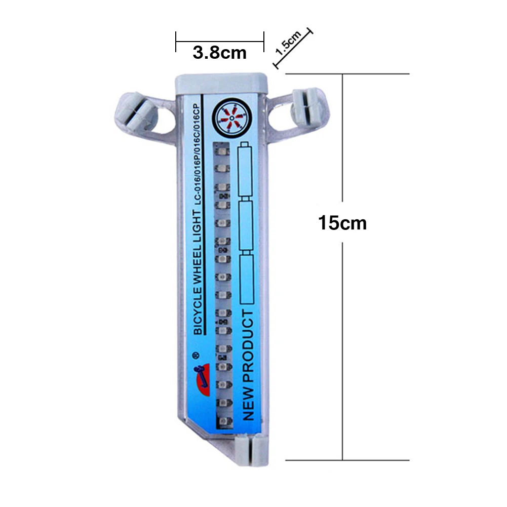 Фонарь велосипедный с 16 светодисветодиодный водонепроницаемый датчиком для
