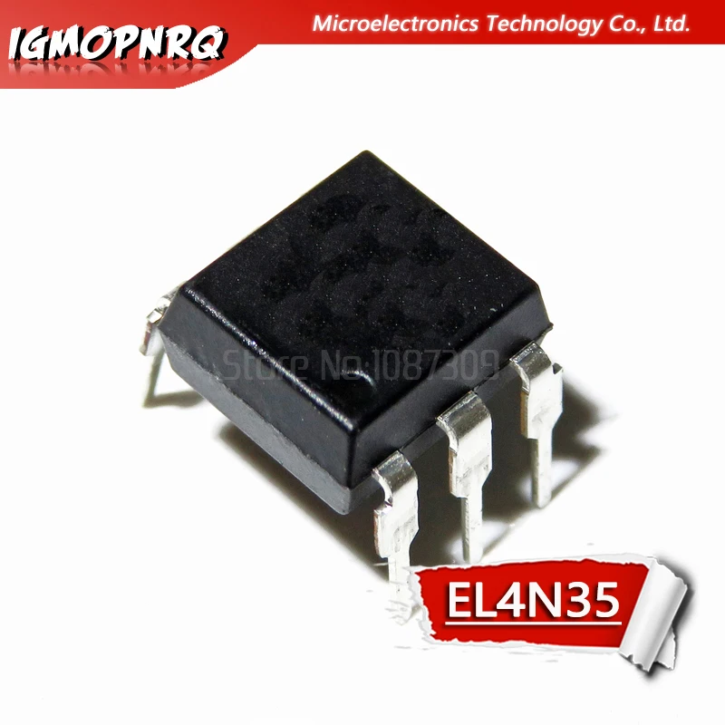 

100 шт. EL4N35 DIP6 4N35 DIP новый и оригинальный IC