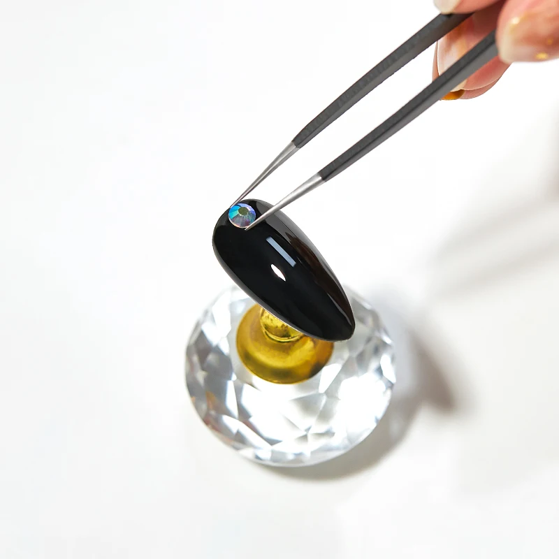 2 головки пинцет для прямых ногтей с силиконовой прессованной головкой 3D