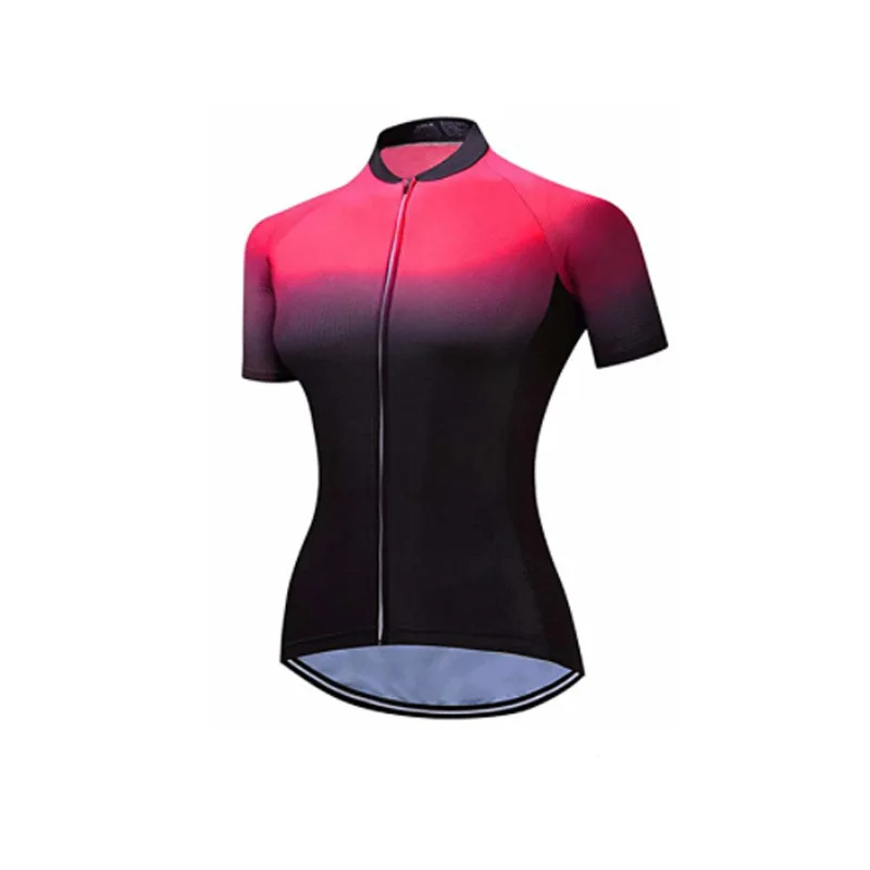 

2021 New Women's Summer Cycling Jersey Top Short Sleeve Breathable MTB Road Bicycle Cycling UV Resistant Quick Dry Sportswear