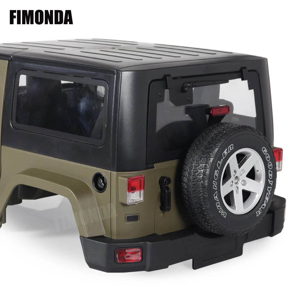 Жесткий корпус для автомобиля 1/10 RC 275 мм колесная база двухдверный Rubicon