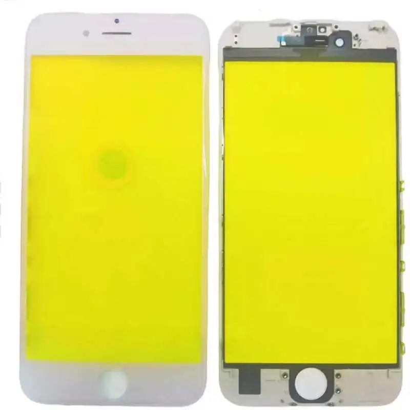 

For iPhone 6 6 Plus 6s 6s Plus 7 7 Plus 8 8 Plus Front Glass Outer Lens Touch Screen Cover With Frame Bezel Replacement Part