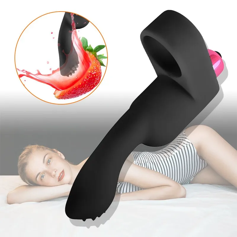 Пальчиковый вибратор силиконовая Пуля Вибратор клитор стимулятор влагалища