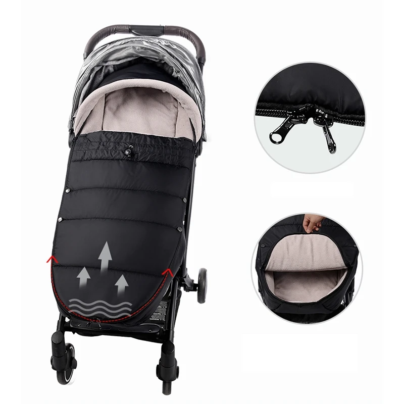 Универсальные аксессуары для детской коляски зимние носки спальный мешок