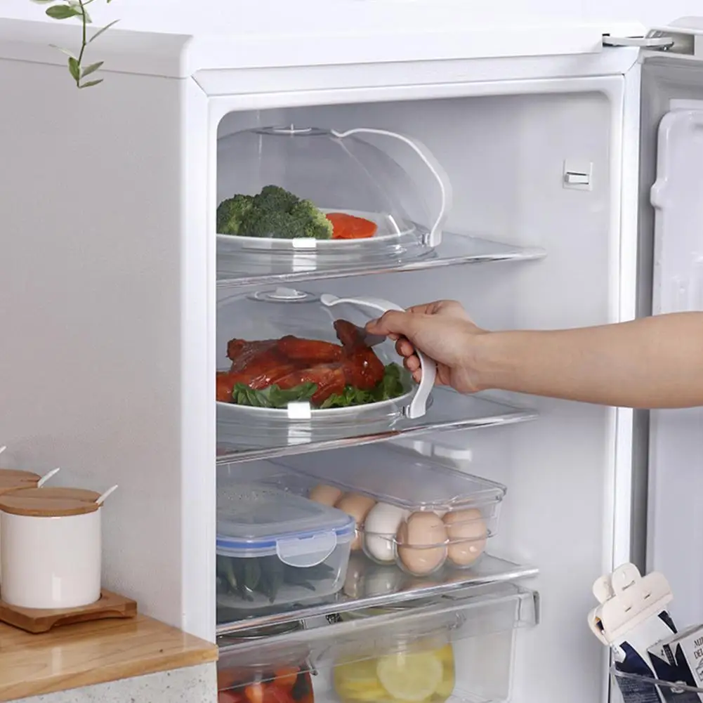 

Splatter Cover Transparent Oven Protection Lid Smooth Microwave Plate Guard for Kitchen