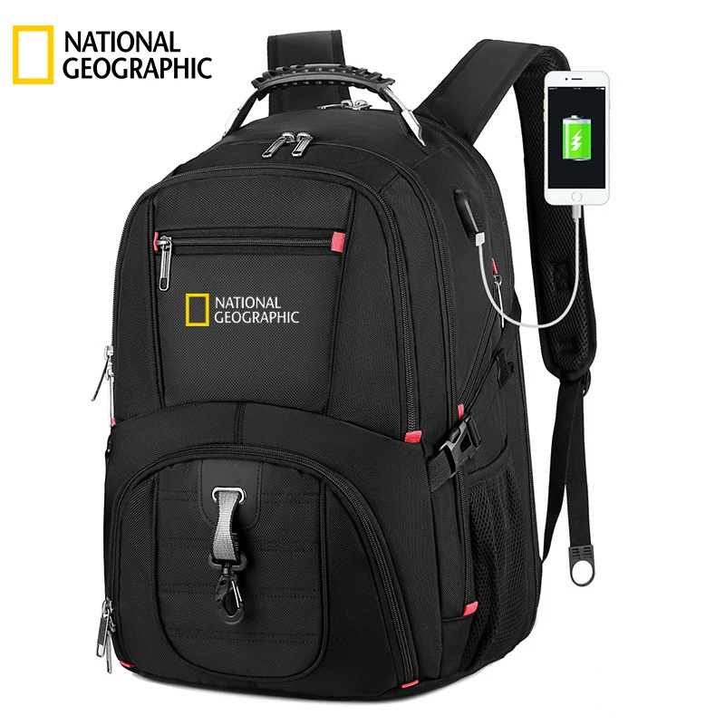 

Rucksack SchoolBag Mochila Travel bag NATIONAL GEOGRAPHIC Multifunctional Waterproof 15.6 inch Laptop Backpack USB Charging port