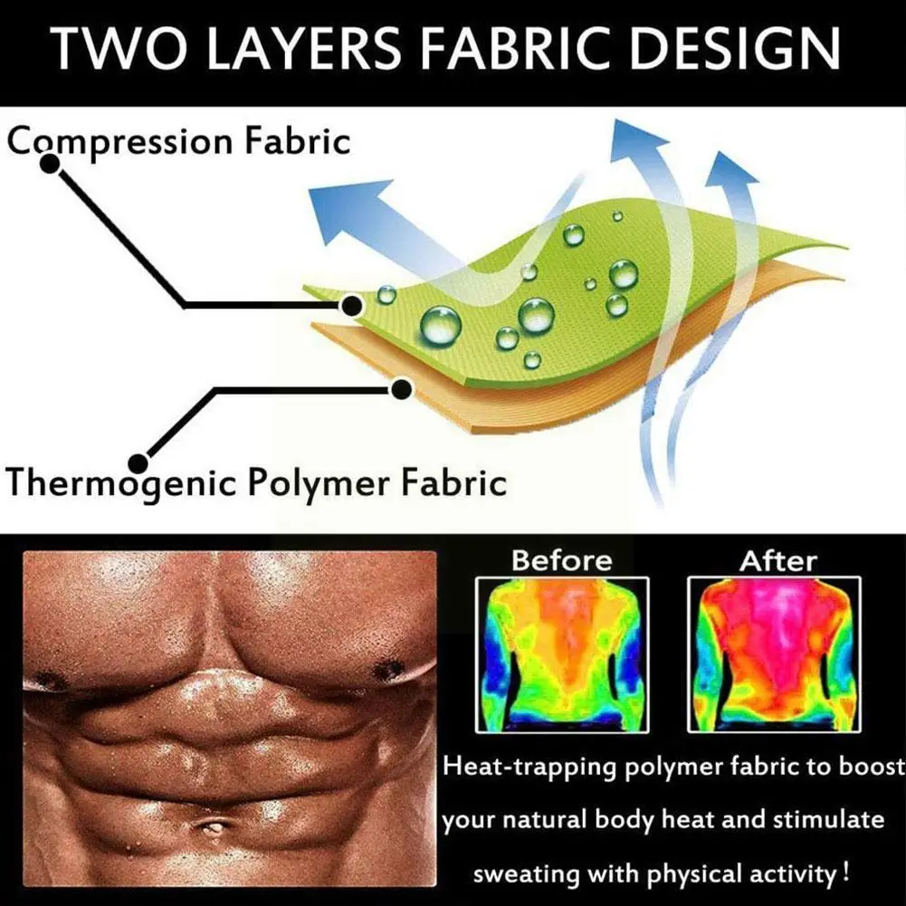 

Новинка, мужской неопреновый корректирующий жилет для сауны, жилет для коррекции фигуры, нижнее белье для сжигания жира, майка, модель T1V2