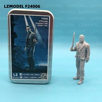 124 scale die casting 75mm resin soldier needs to be colored by hand t800 toy model free shipping