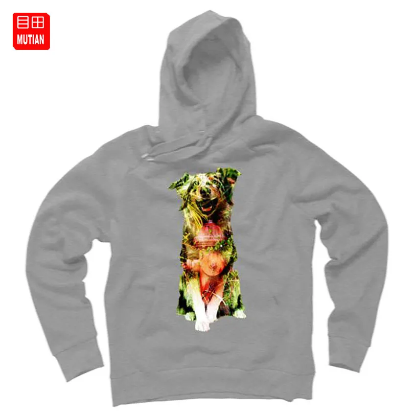 Счастливый щенок пожарный гидрант спасательная собака футболка двойное