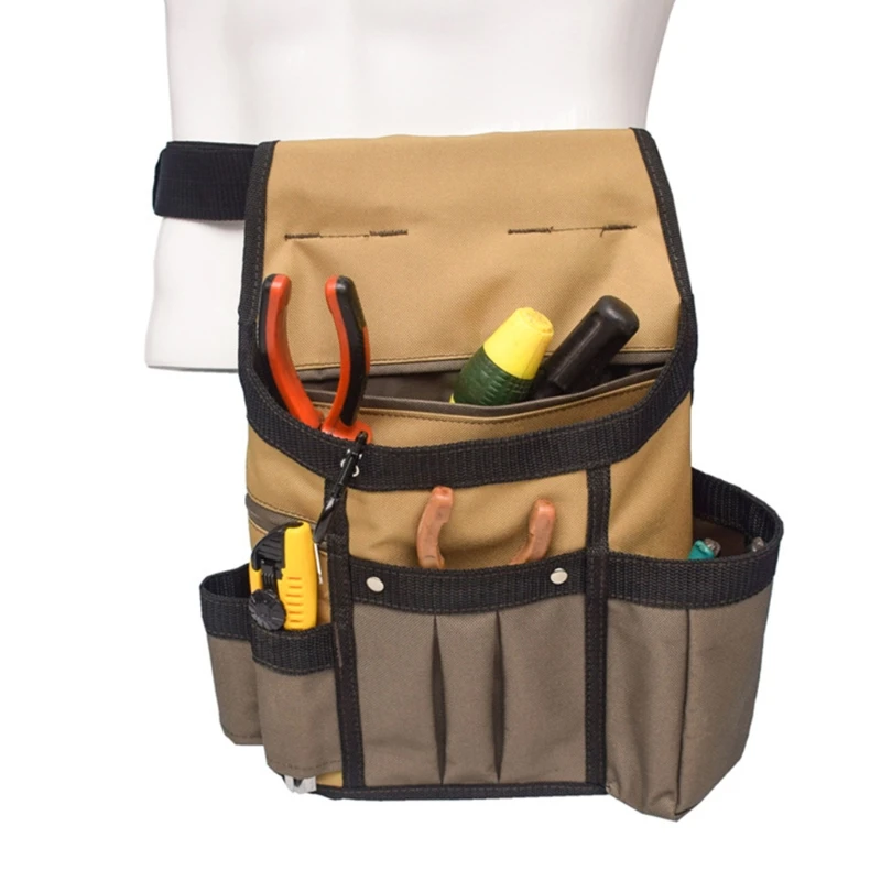 6 карманный Оксфорд на одной стороне инструмент поясная сумка/Рабочий Фартук для