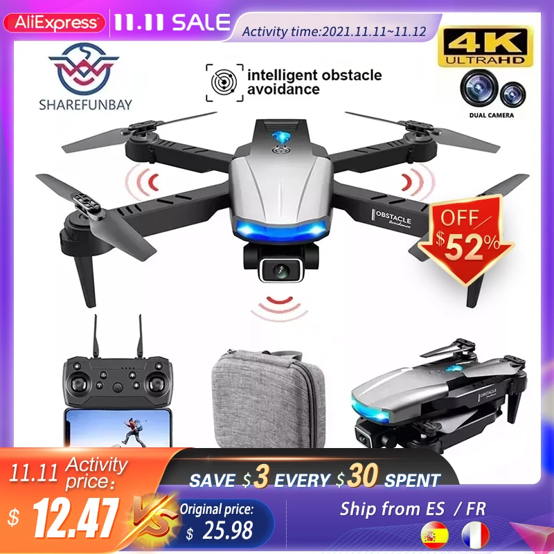 Фото S85 Pro Rc Mini Drone 4k Profesional HD Dual Camera Fpv Drones With Infrared Obstacle Avoidance Helicopter Quadcopter Toys Игрушки и S85 Pro Rc Mini Drone 4k Profesional HD Dual Camera Fpv Drones With Infrared Obstacle Avoidance Helicopter Quadcopter Toys Игрушки и