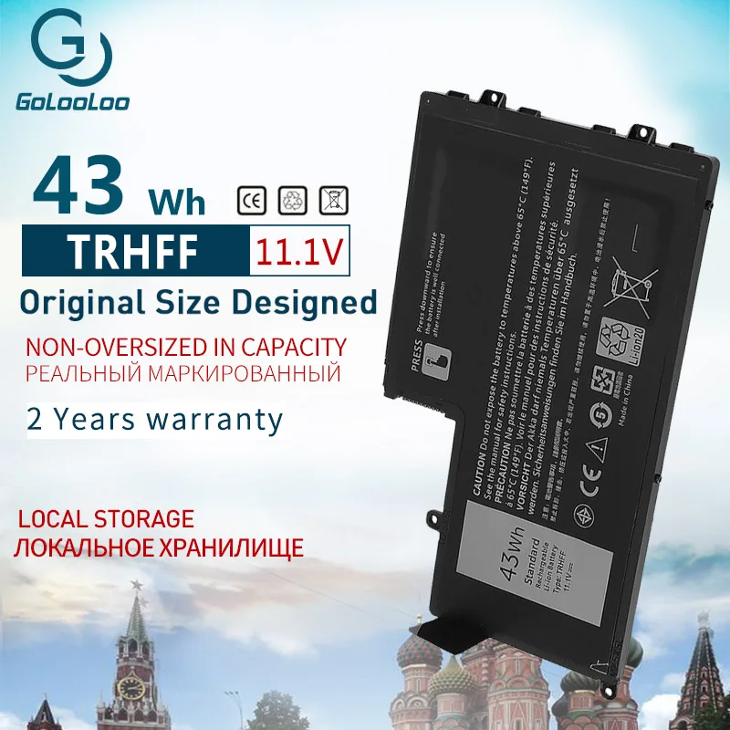 

GOlooloo TRHFF New Battery For Dell Inspiron 5547 5545 5548 5447 5445 5448 14-5447 15-5547 3450 3550 1V2F6 01V2F 11.1V 43wh