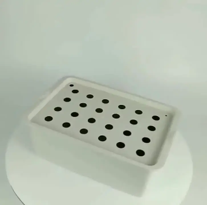 

Hot Sale 24 Holes Indoor Hydroponic Plastic Planting Box Vertical System for farm home use Planting Box