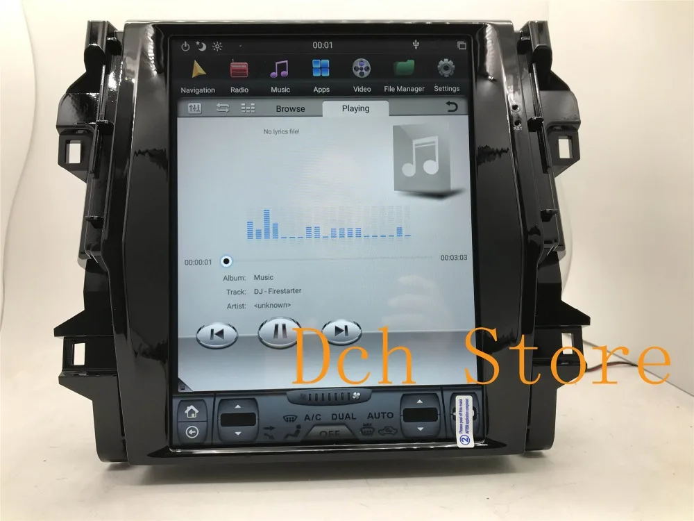 12,1 дюймов вертикальный tesla стиль Android 8,1 автомобильный dvd-плеер gps для Toyota Fortuner для авто AC px6 carplay