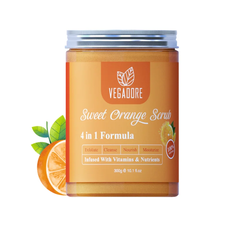 

Sweet Orange Body Scrub Hydrating Exfoliating Scrub Lotion Deep Cleansing Cutin Refine Pores Scrub Remove Dead Skin 300ml