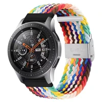 22mm 20mm nylon strap for samsung galaxy watch 3active 2amazfit gtr adjustable replacement bracelet strap for huawei watch gt2