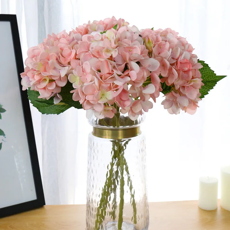 1 предмет центральным свадебные декоративные гортензии сад тонкие шелковые