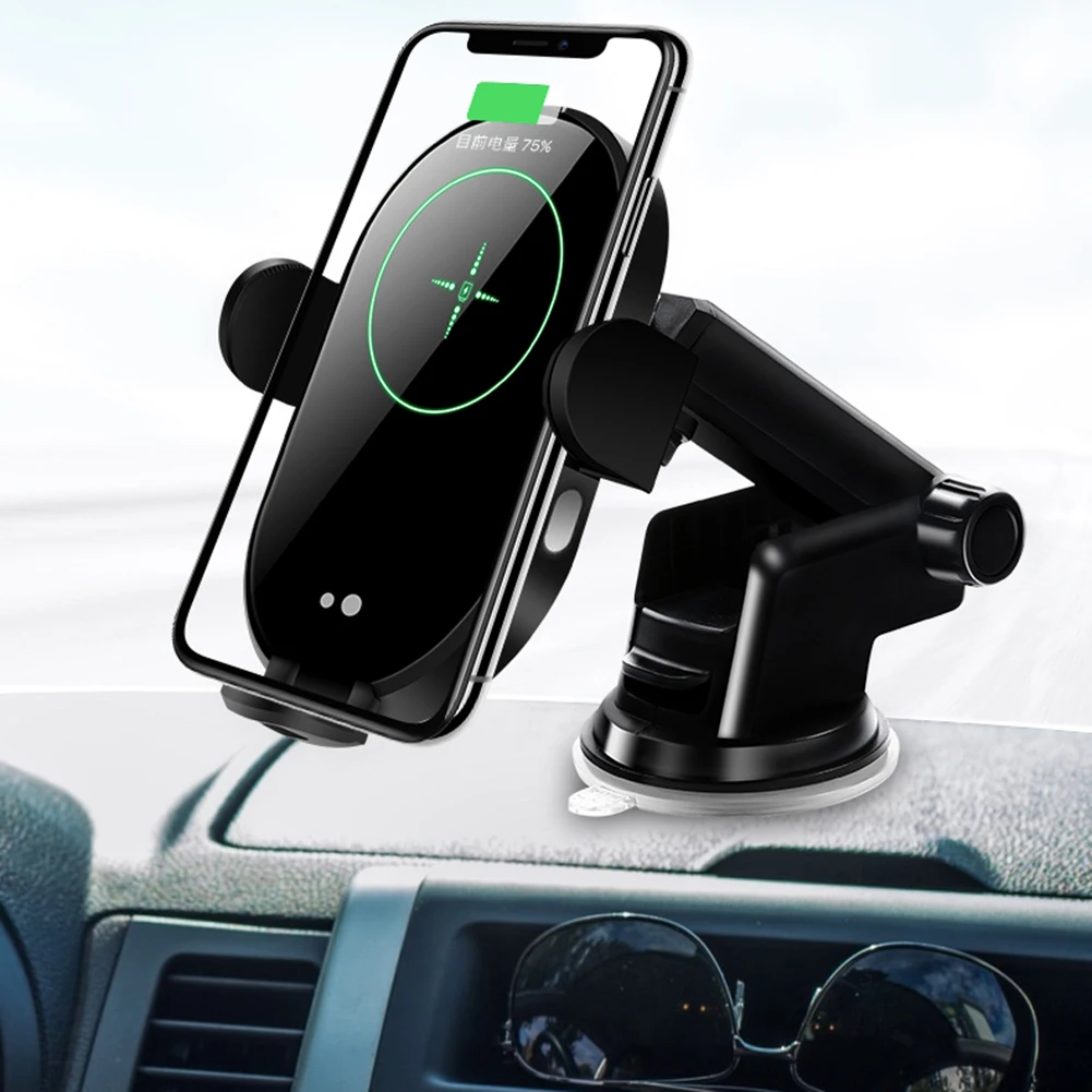 10 Вт автомобильное Быстрое беспроводное зарядное устройство Qi для iPhone X 8 XS Max