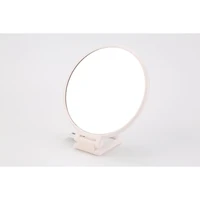 foldable double sided magnifying makeup mirro vanity mirror for bedroom stylish and portable