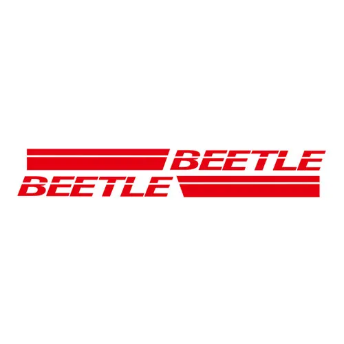 Red Для VW Beetle для Volkswagen Beetle, стикер для кузова автомобиля, Настраиваемые автомобильные наклейки на дверь, Боковые Полосатые наклейки, наклейка - Название цвета: Red
