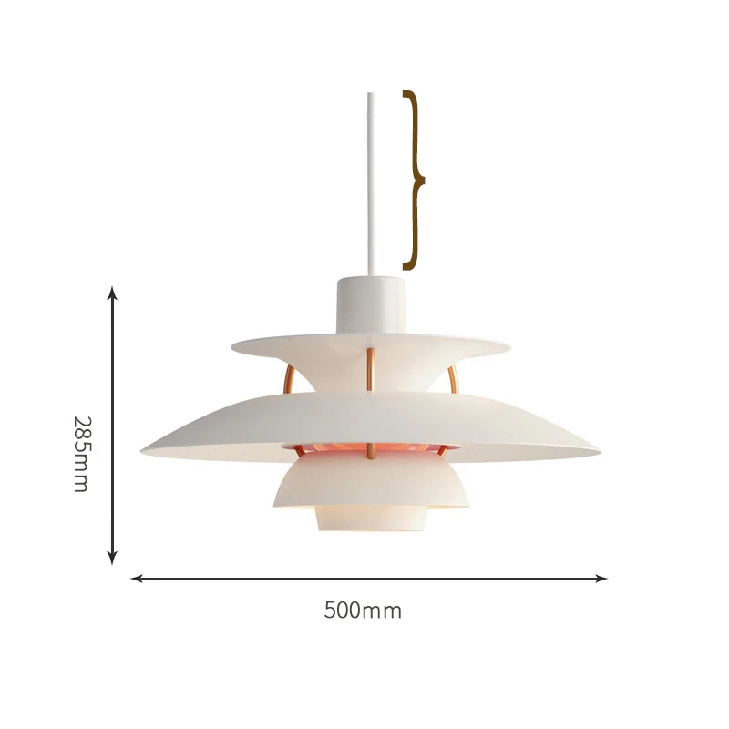 Nordic PH5 Creative Led Penddant Lights for Bedroom Living Room Kitchen Modern Decor Lamp Fixtures Vintage Luminaire Suspension