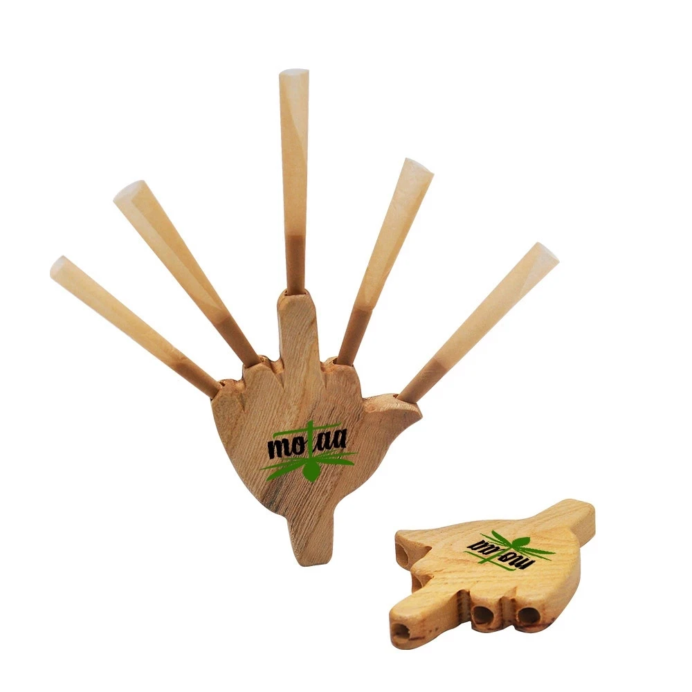 Пять 5 сустава пальцев ладони высокое качество деревянный держатель для