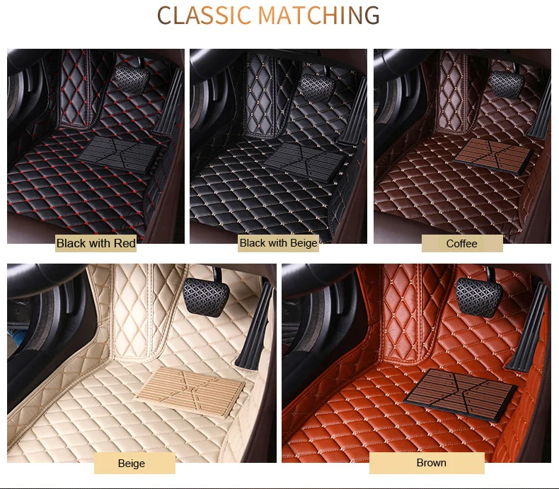 car floor mats for Acura All Models MDX RDX ZDX RL TL ILX TLX CDX accessories AUTO sticker Custom foot Black/Red/beige | Автомобили и