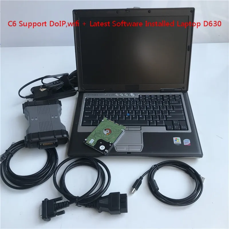

2021 MB Star Diagnostic Tool C6 VCI Wifi Automotive Scanner CAN DOIP Protocol Software 320gb HDD Second Hand Laptop D630 4gb RAM