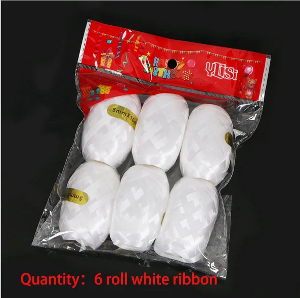 6 roll white 30 шт./лот, много конфетти, воздушные шары, розовое золото, гелиевые шары, для мальчиков и девочек, с днем рождения, для вечеринки, воздушные шары, для свадебной вечеринки, декоративные принадлежности - Цвет: 6 roll white