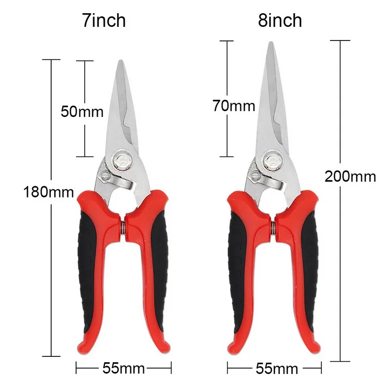 

Multifunctional Garden Pruning Shears Fruit Picking Scissors Trim Weed Household Potted Branches Small Scissors Gardening Tools
