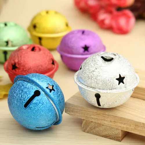 10 шт Бусины Jingle подвеска с бубенчиками подвески Рождественский Декор Рождество