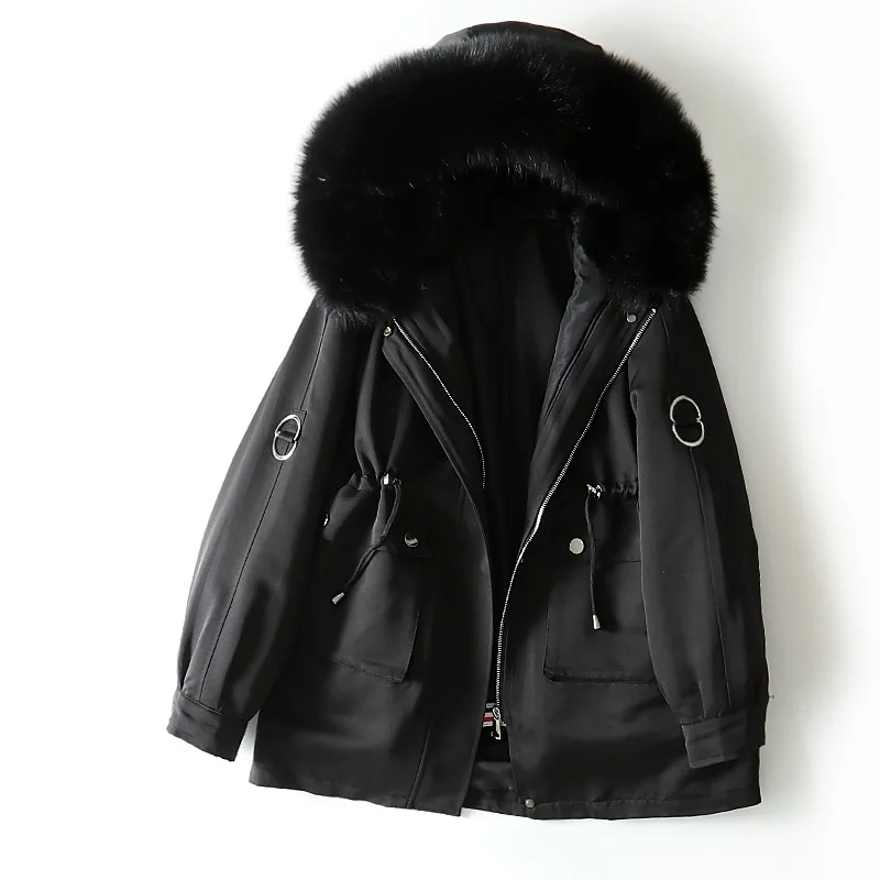 

2020 autumn and winter fur + dust coat ~ rabbit hair fur fox hair Korea female H20AY928 vanpie overcome his coat