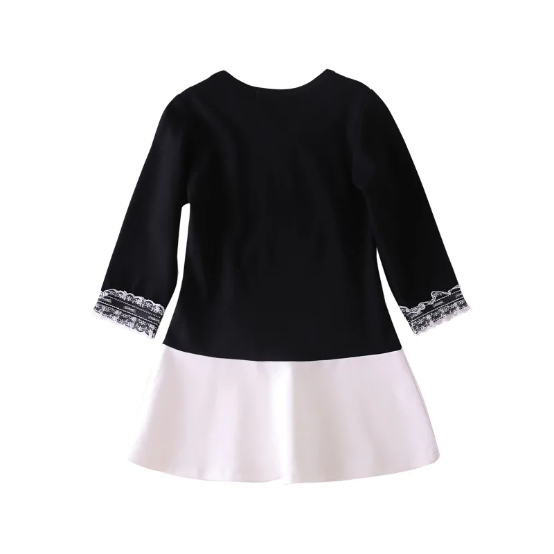 

Kids Girl's Autumn Cotton Dress New Fashion Children's Long Sleeve Princess Dress
