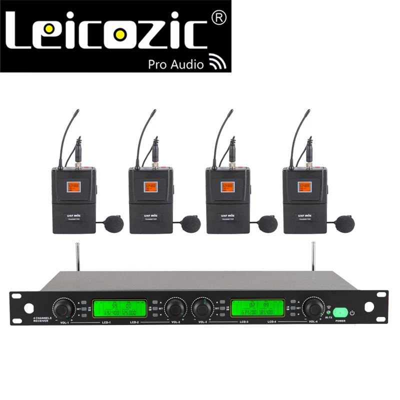 24 канальный беспроводной микрофон петличный 512 537 МГц/633 784 МГц|Микрофоны| |