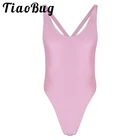 Горячие сексуальные Для мужчин цельное платье без рукавов с открытой спиной с высоким разрезом боди-стринги купальник нижнее белье Sissy мужской, нижнее белье, одежда для сна