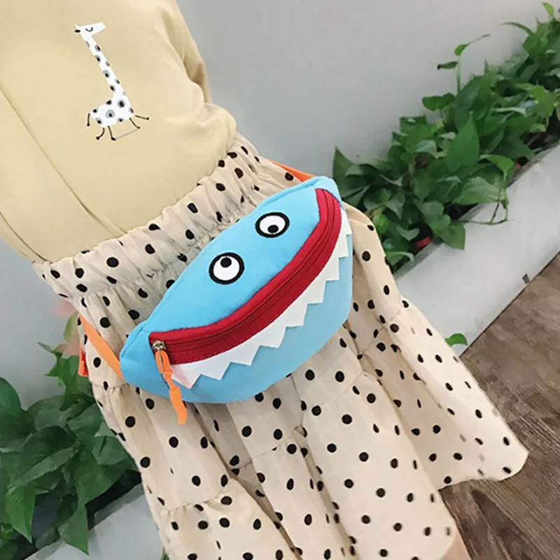 

Children Waist Bag Fanny Packs Cartoon Little Monster Chest Bag Kid Boy Girl Money Wallet Waist Bag Kawaii Running Belt Bag Hot
