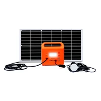 portable home small solar system with solar energy from solar panel