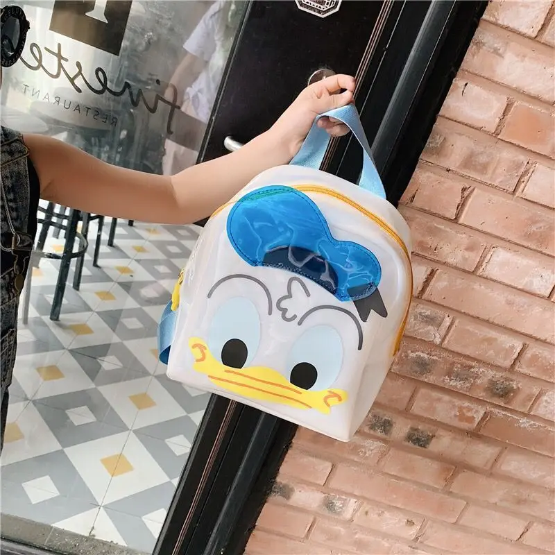Новый Дисней Дональд Дак Детский рюкзак милый детский сад желе маленькая