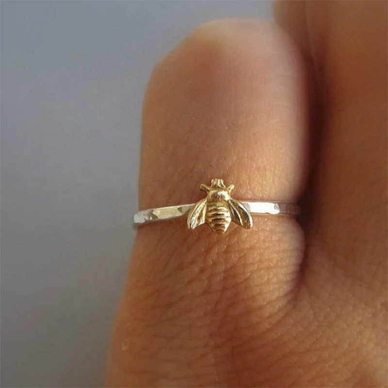 

Women Fashion Cute Bee Ring Trend Jewelry Gift