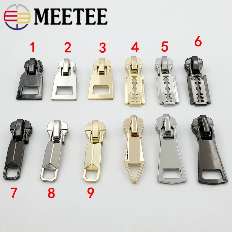 

Meetee 1pc 85/100/120cm 10# Metal Zipper Double Open Two-way Large Zippers for Down Jacket Coat Sewing Zips DIY Repair Kits Zip