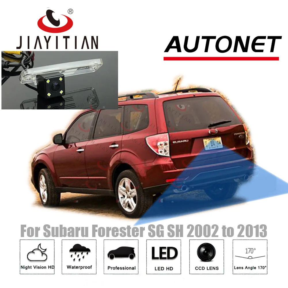 

JIAYITIAN Rear View camera For Subaru Forester SG5 SH 2003 2004 2005 2006 2009 2002 to 2013 HD CCD backup Parking Reverse Camera