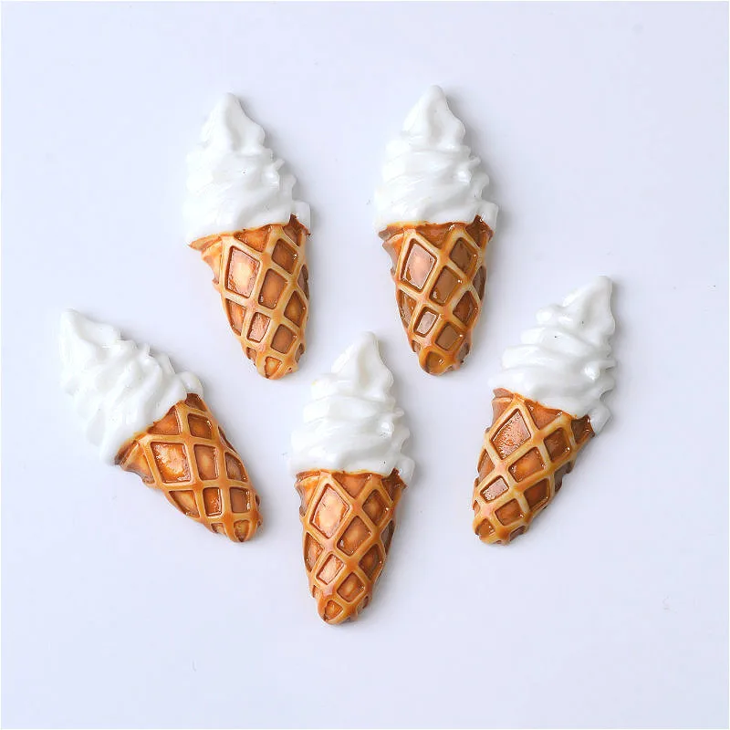 10 шт./лот кавайная поддельная еда с плоским основанием кабошон имитация