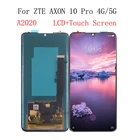 Оригинальный AMOLED дисплей 6,47 дюйма для ZTE AXON 10 pro, A2020, 4G, зеркальный ЖК-дисплей для AXON 10pro, A10P3251, ремонт