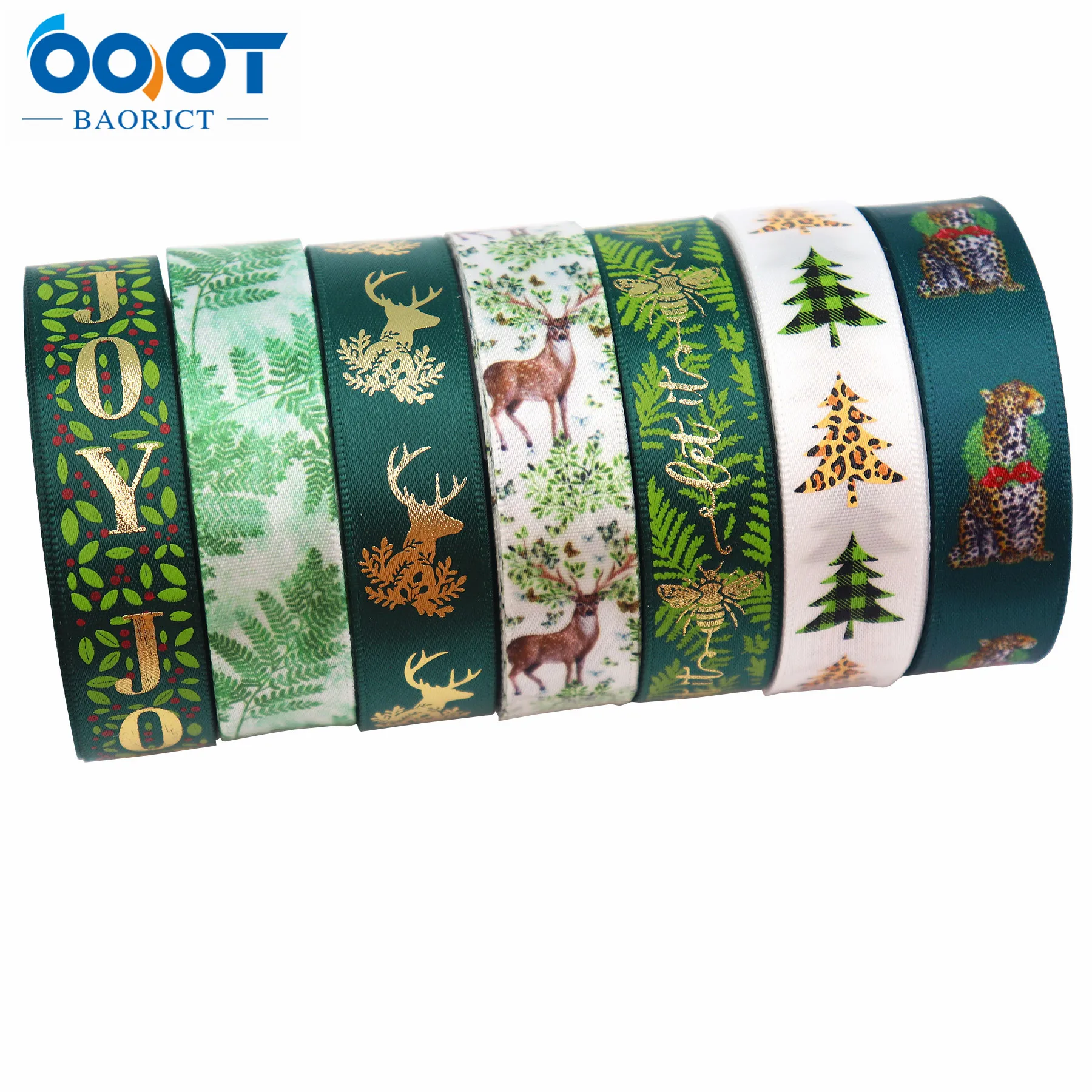 5 Yard Ribbon Christmas Set Tie Carnival Gift Box Packaging Festive Scene Decoration |